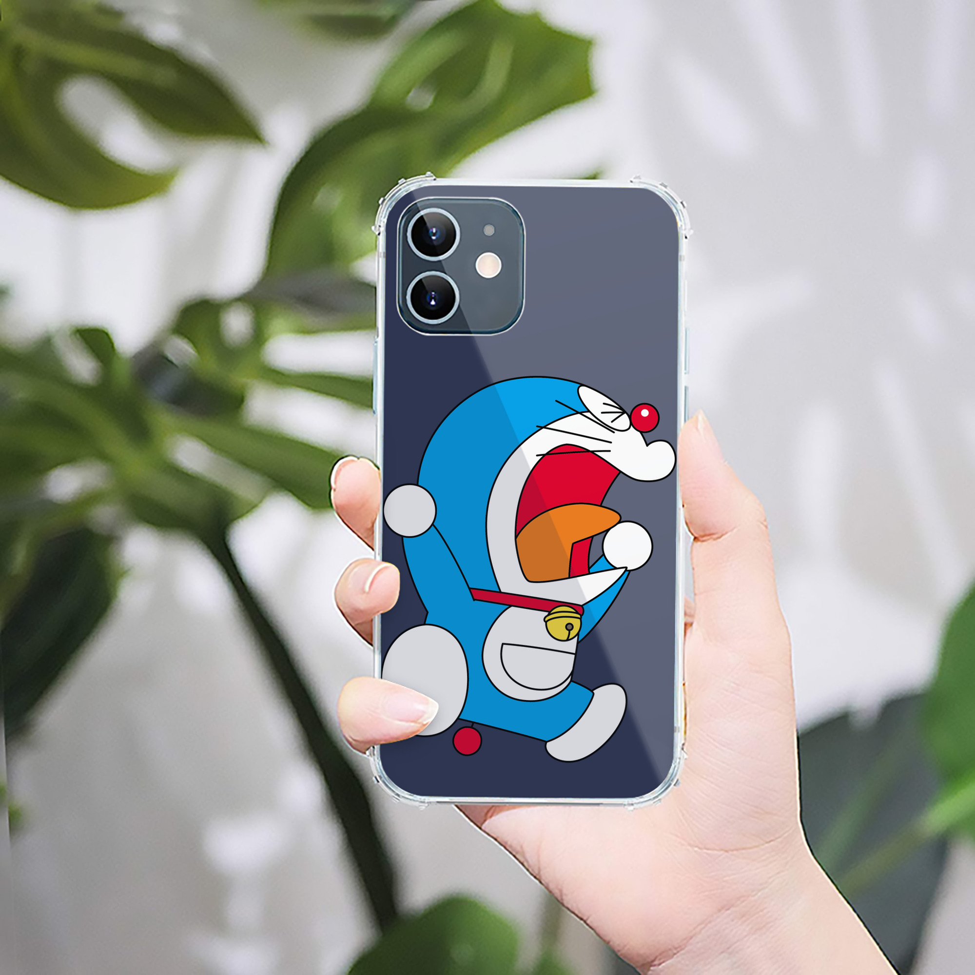 （画像用） ドラえもん Doraemon 【iPhone 12シリーズ対応】透明スマホケース（クリアソフトケース）